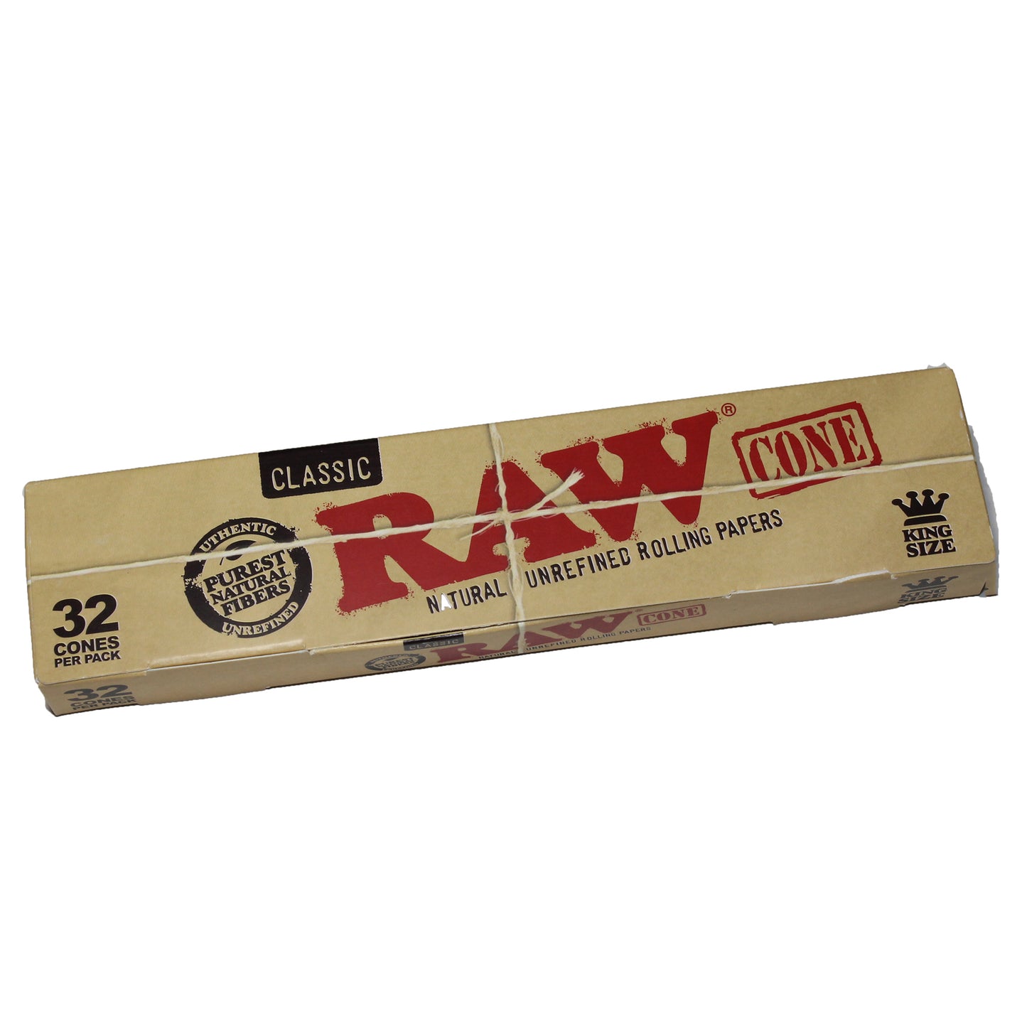 RAW King Size Classic Cones Bundle – 3 boxes of 32 natural pre-rolled cones with tips