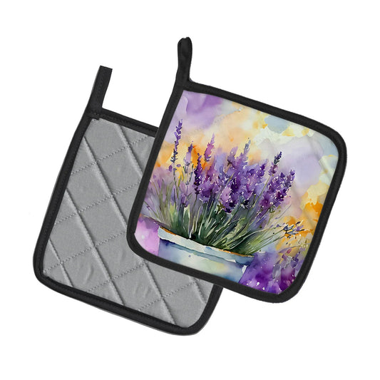 Caroline's Treasures Decorative Lavender Pot Holders