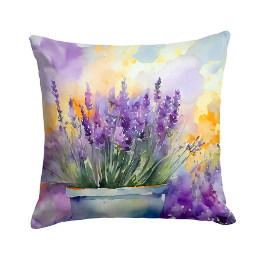 Caroline’s Treasures Lavender 14” x 14” Throw Pillow