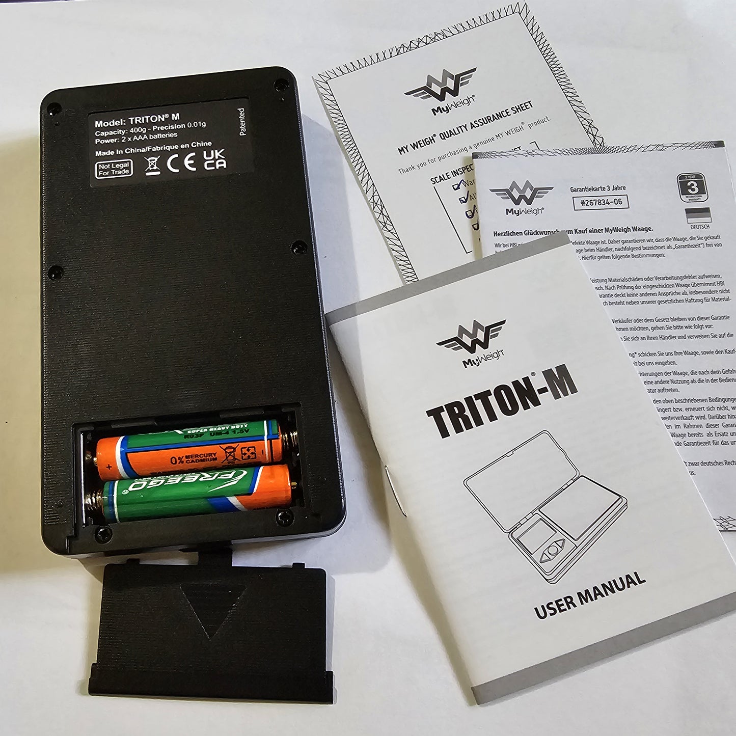 My Weigh Triton M 400 x 0.01g Pocket Scale
