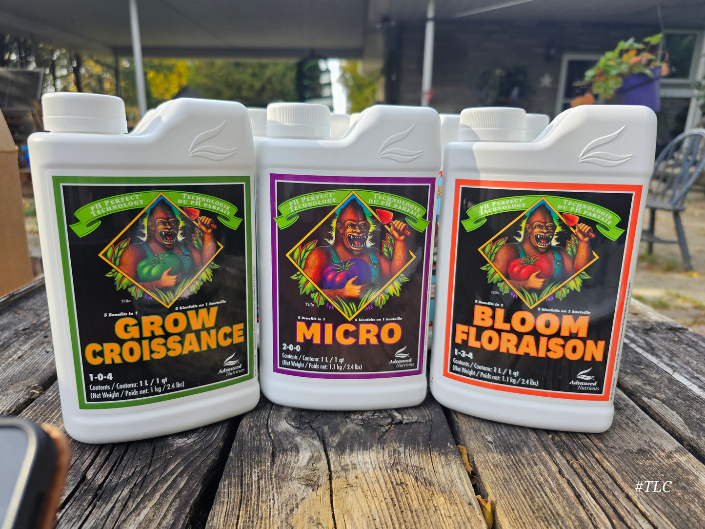 Advanced Nutrients Grow, Micro and Bloom Bundle - 1 Ltr Bottles - Complete plant nutrient system