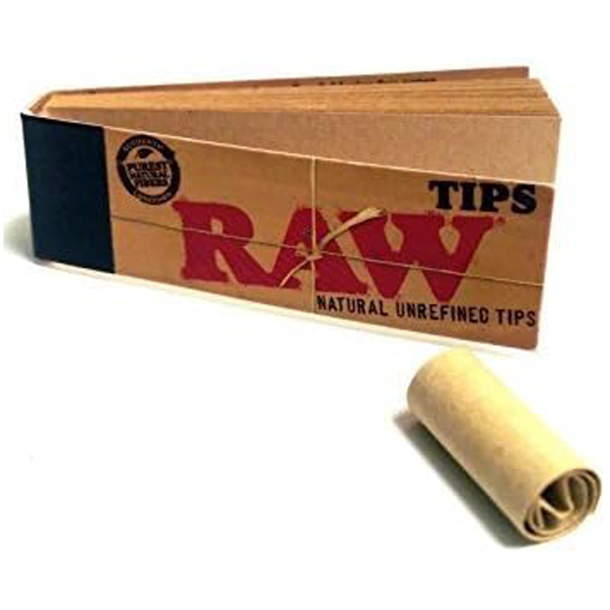 RAW 500 Classic Bundle – 500 unbleached 1¼ rolling papers and 500 RAW tips in eco-friendly packaging