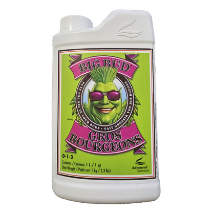 Advanced Nutrients Bug Bud 0-1-3 Liquid Fertilizer -Available in 2 sizes 4L and 1L