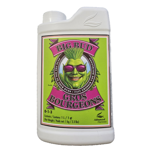 Advanced Nutrients Bug Bud 0-1-3 Liquid Fertilizer -Available in 2 sizes 4L and 1L