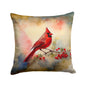 Caroline’s Treasures Cardinal 14” x 14” Throw Pillow