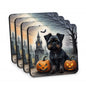 Caroline's Treasures Affenpinscher Dogs Foam Drink Coasters Set of 4