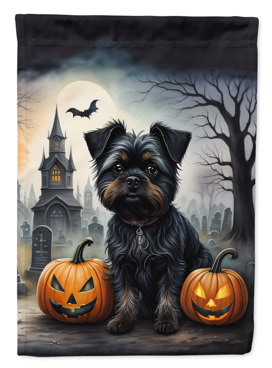 Caroline's Treasures DAC2001GF Affenpinscher Spooky Halloween Garden Flag Mailbox Flag Decorative Yard Flag Banner Outside Patio Artwork Yard Flower Beds, Garden Size, Multicolor