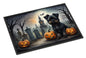 Caroline's Treasures DAC2001MAT Affenpinscher Spooky Halloween Doormat 18x27 Front Door Mat Indoor Outdoor Rugs for Entryway, Non Slip Washable Low Pile, 18H X 27W