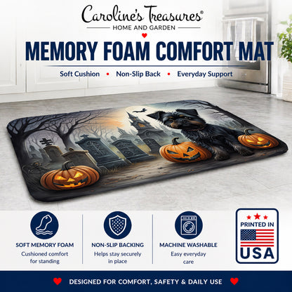 Caroline's Treasures Affenpinscher Dogs Memory Foam Mat 19x27