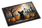 Caroline's Treasures DAC2002MAT Affenpinscher Spooky Halloween Doormat 18x27 Front Door Mat Indoor Outdoor Rugs for Entryway, Non Slip Washable Low Pile, 18H X 27W