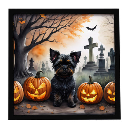 Caroline's Treasures Affenpinscher Dogs Framed Metal Wall Art 8 x 8 Inch
