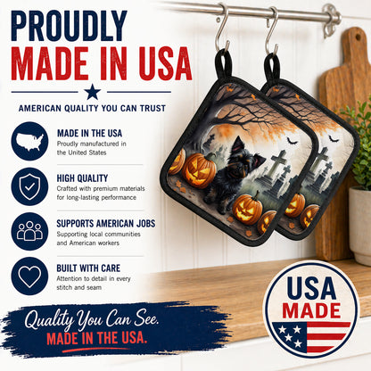 Caroline's Treasures Affenpinscher Dogs Set of 2 Kitchen Pot Holders