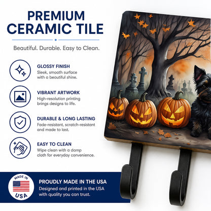 Caroline's Treasures Affenpinscher Dogs Ceramic Triple Wall Hook