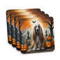 Caroline's Treasures Afghan Hound Dogs Foam Drink Coasters Set of 4