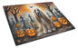 Caroline's Treasures DAC2003LCB Afghan Hound Spooky Halloween Glass Cutting Board Large Decorative Tempered Glass Kitchen Cutting and Serving Board Large Size Chopping Board