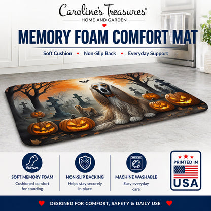 Caroline's Treasures Afghan Hound Dogs Memory Foam Mat 19x27