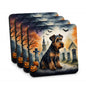 Caroline's Treasures Airedale Terrier Dogs Foam Drink Coasters Set of 4