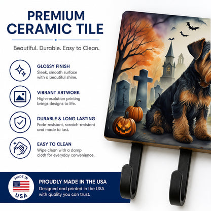 Caroline's Treasures Airedale Terrier Dogs Ceramic Triple Wall Hook