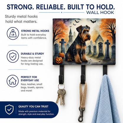 Caroline's Treasures Airedale Terrier Dogs Ceramic Triple Wall Hook