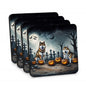 Caroline's Treasures Akita Dogs Foam Drink Coasters Set of 4 Absorbent