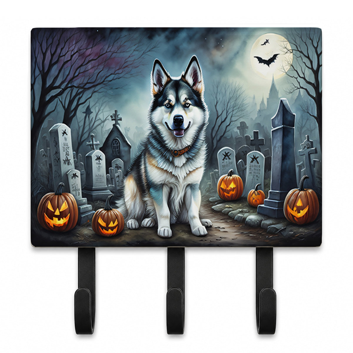 Caroline's Treasures Alaskan Malamute Dogs Ceramic Triple Wall Hook