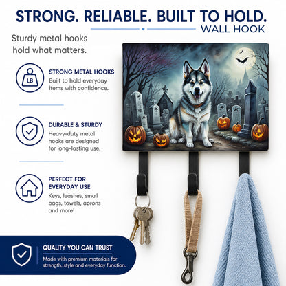 Caroline's Treasures Alaskan Malamute Dogs Ceramic Triple Wall Hook
