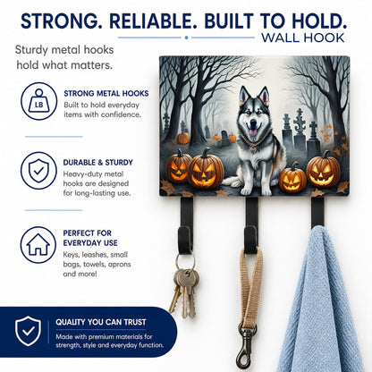 Caroline's Treasures Alaskan Malamute Dogs Ceramic Triple Wall Hook