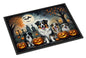 Caroline's Treasures DAC2009JMAT Australian Shepherd Spooky Halloween Indoor or Outdoor Mat 24x36 Front Door Mat Indoor Outdoor Rugs for Entryway, Non Slip Washable Low Pile, 24H X 36W