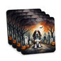 Caroline's Treasures Basset Hound Dogs Foam Drink Coasters Set of 4