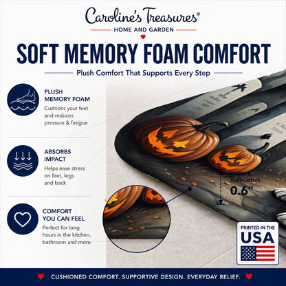 Caroline's Treasures Basset Hound Dogs Memory Foam Mat 19x27