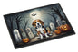 Caroline's Treasures DAC2011JMAT Beagle Spooky Halloween Indoor or Outdoor Mat 24x36 Front Door Mat Indoor Outdoor Rugs for Entryway, Non Slip Washable Low Pile, 24H X 36W