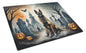 Caroline's Treasures DAC2013LCB Belgian Malinois Spooky Halloween Glass Cutting Board Large Decorative Tempered Glass Kitchen Cutting and Serving Board Large Size Chopping Board