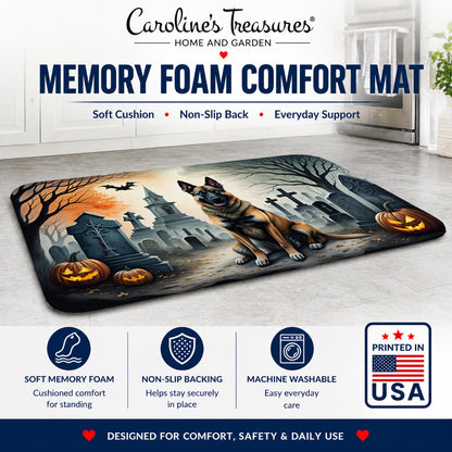 Caroline's Treasures Belgian Malinois Dogs Memory Foam Mat 19x27
