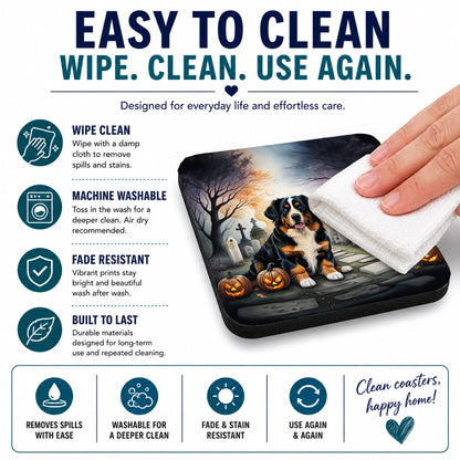 Caroline's Treasures Bernese Mountain Dog Dogs Drink Coasters Set of 4