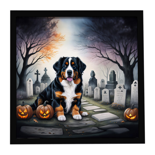 Caroline's Treasures Bernese Mountain Dog Dogs Framed Metal Wall Art 8x8