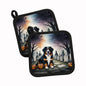 Caroline's Treasures Bernese Mountain Dog Dogs Set of 2 Kitchen Pot Holder