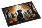 Caroline's Treasures DAC2015JMAT Black Labrador Retriever Spooky Halloween Indoor or Outdoor Mat 24x36 Front Door Mat Indoor Outdoor Rugs for Entryway, Non Slip Washable Low Pile, 24H X 36W