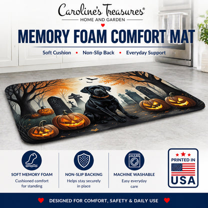 Caroline's Treasures Labrador Retriever Dogs Memory Foam Mat 19x27