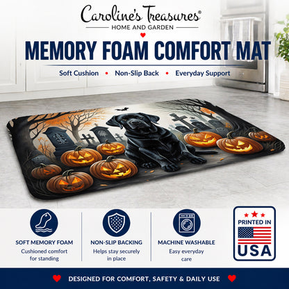 Caroline's Treasures Labrador Retriever Dogs Memory Foam Mat 19x27