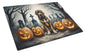 Caroline's Treasures DAC2017LCB Bloodhound Spooky Halloween Glass Cutting Board Large Decorative Tempered Glass Kitchen Cutting and Serving Board Large Size Chopping Board
