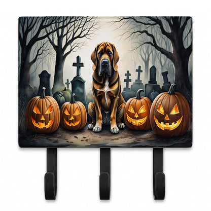Caroline's Treasures Bloodhound Dogs Halloween Ceramic Triple Wall Hook