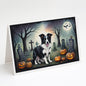 Caroline's Treasures DAC2018GCA7P Border Collie Spooky Halloween Greeting Cards and Envelopes Pack of 8 Blank Cards with Envelopes Whimsical A7 Size 5x7 Blank Greeting Cards