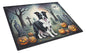 Caroline's Treasures DAC2018LCB Border Collie Spooky Halloween Glass Cutting Board Large Decorative Tempered Glass Kitchen Cutting and Serving Board Large Size Chopping Board