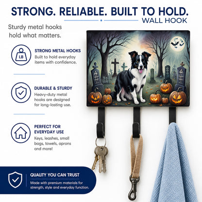 Caroline's Treasures Border Collie Dogs Ceramic Triple Wall Hook