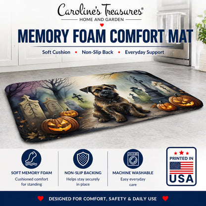 Caroline's Treasures Border Terrier Dogs Memory Foam Mat 19x27