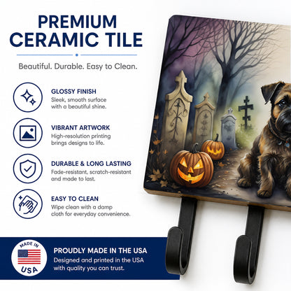 Caroline's Treasures Border Terrier Dogs Ceramic Triple Wall Hook