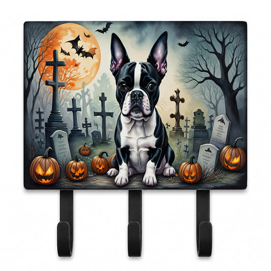 Caroline's Treasures Boston Terrier Dogs Ceramic Triple Wall Hook