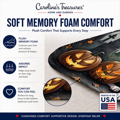 Caroline's Treasures Boston Terrier Dogs Memory Foam Mat 19x27