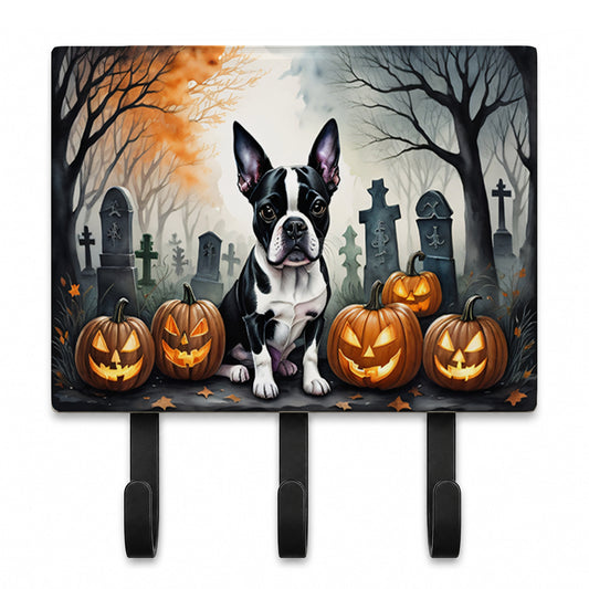 Caroline's Treasures Boston Terrier Dogs Ceramic Triple Wall Hook