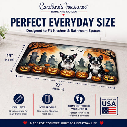 Caroline's Treasures Boston Terrier Dogs Memory Foam Mat 19x27